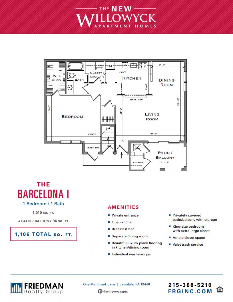Barcelona I Floor Plan