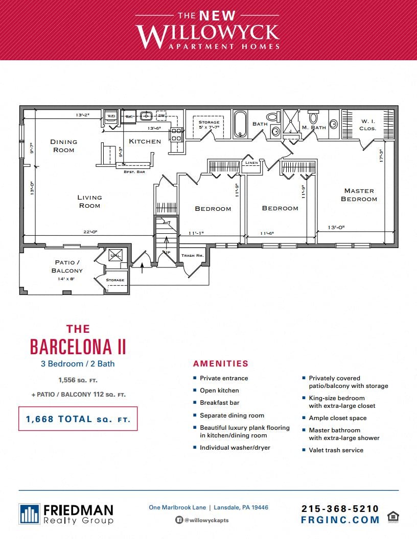 Barcelona II Floor Plan