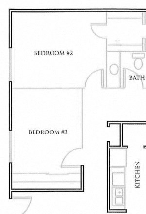 3 bed 2 bath MP2