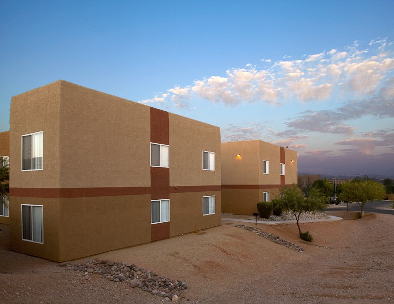 an image of a building in the desert