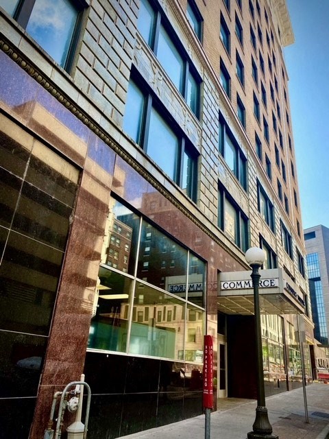 Front Entrance at Commerce Apartments Limited Partnership, Minnesota, 55101