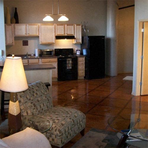 Living Room With Kitchen at Commerce Apartments Limited Partnership, St. Paul, 55101