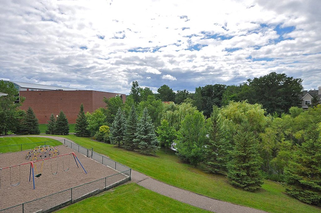 Playground Aerial View at Crown Ridge, Minnetonka, 55305