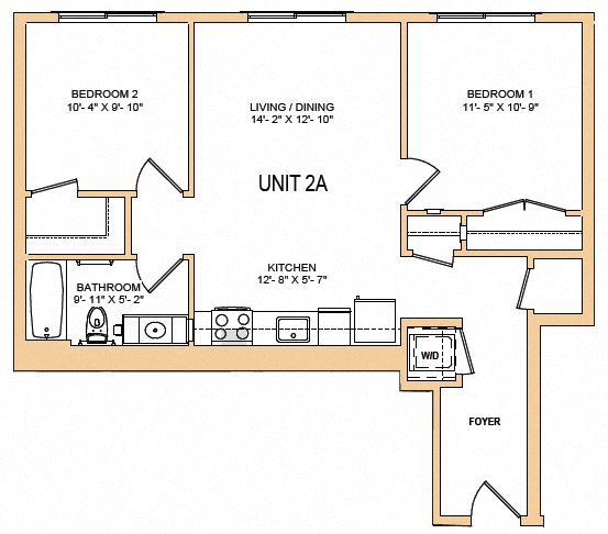 2 Bedroom