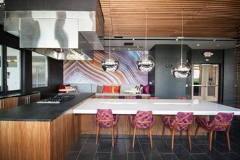 Sky Lounge with Demonstration Kitchen at Morningside Atlanta by Windsor, Atlanta, GA 30324