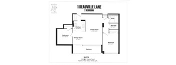 2 bedroom with one bathroom