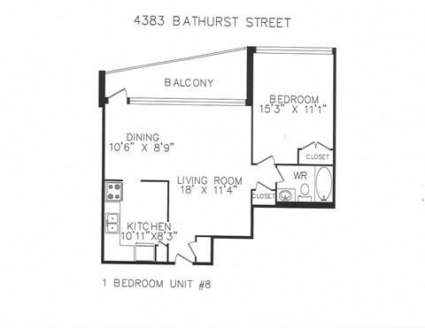 4383 Bathurst Street Studio-3 Beds Apartment for Rent - Photo Gallery 13