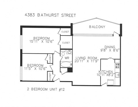 4383 Bathurst Street Studio-3 Beds Apartment for Rent - Photo Gallery 16