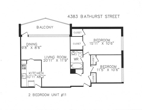 4383 Bathurst Street Studio-3 Beds Apartment for Rent - Photo Gallery 15