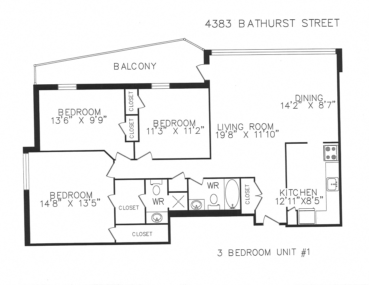 4383 Bathurst Street Studio-3 Beds Apartment for Rent - Photo Gallery 24
