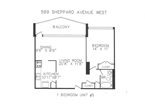 569 Sheppard Avenue West 1-3 Beds Apartment for Rent - Photo Gallery 8