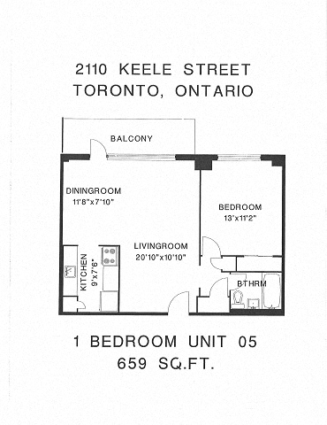 2110 Keele Street Studio-3 Beds Apartment for Rent - Photo Gallery 14