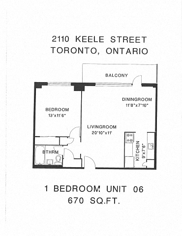 2110 Keele Street Studio-3 Beds Apartment for Rent - Photo Gallery 15