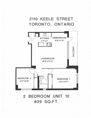 2110 Keele Street Studio-3 Beds Apartment for Rent - Photo Gallery 19