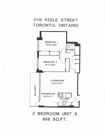 2110 Keele Street Studio-3 Beds Apartment for Rent - Photo Gallery 17