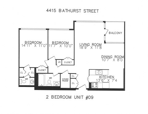 4415 Bathurst Street 1-3 Beds Apartment for Rent - Photo Gallery 16