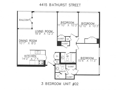 4415 Bathurst Street 1-3 Beds Apartment for Rent - Photo Gallery 17
