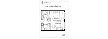 1 bedroom, 1 bathroom with solarium & in-suite ldry