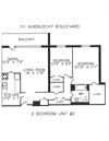 Two bedroom,one bathroom