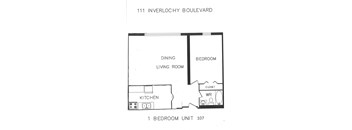 One bedroom-junior,one bathroom,no balcony