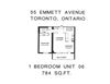 1 bedroom, balcony