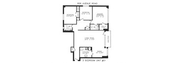 3 bedroom, 2 bathroom, balcony