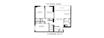 3 bedroom, balcony