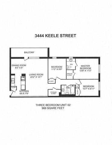 3 bedroom with 1 1/2 bathroom