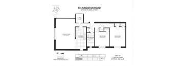 2 bedroom, 1 bathroom (no balcony)