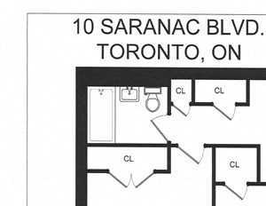 Two bedroom with one bathroom B