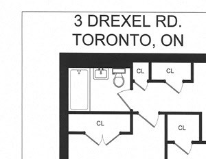 Two bedroom with one bathroom B