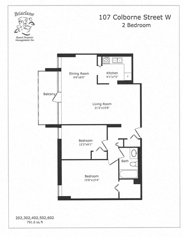 107 Colborne Street West Studio-3 Beds Apartment for Rent - Photo Gallery 14