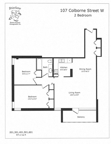 107 Colborne Street West Studio-3 Beds Apartment for Rent - Photo Gallery 11