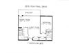 1 bedroom,1 bathroom, balcony