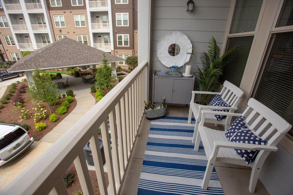 Private balcony at Legacy at Walton Green, Augusta, GA