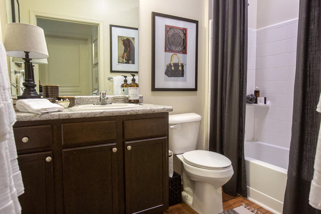 Bathrooms with undermount sink at Legacy at Walton Green, Augusta, GA