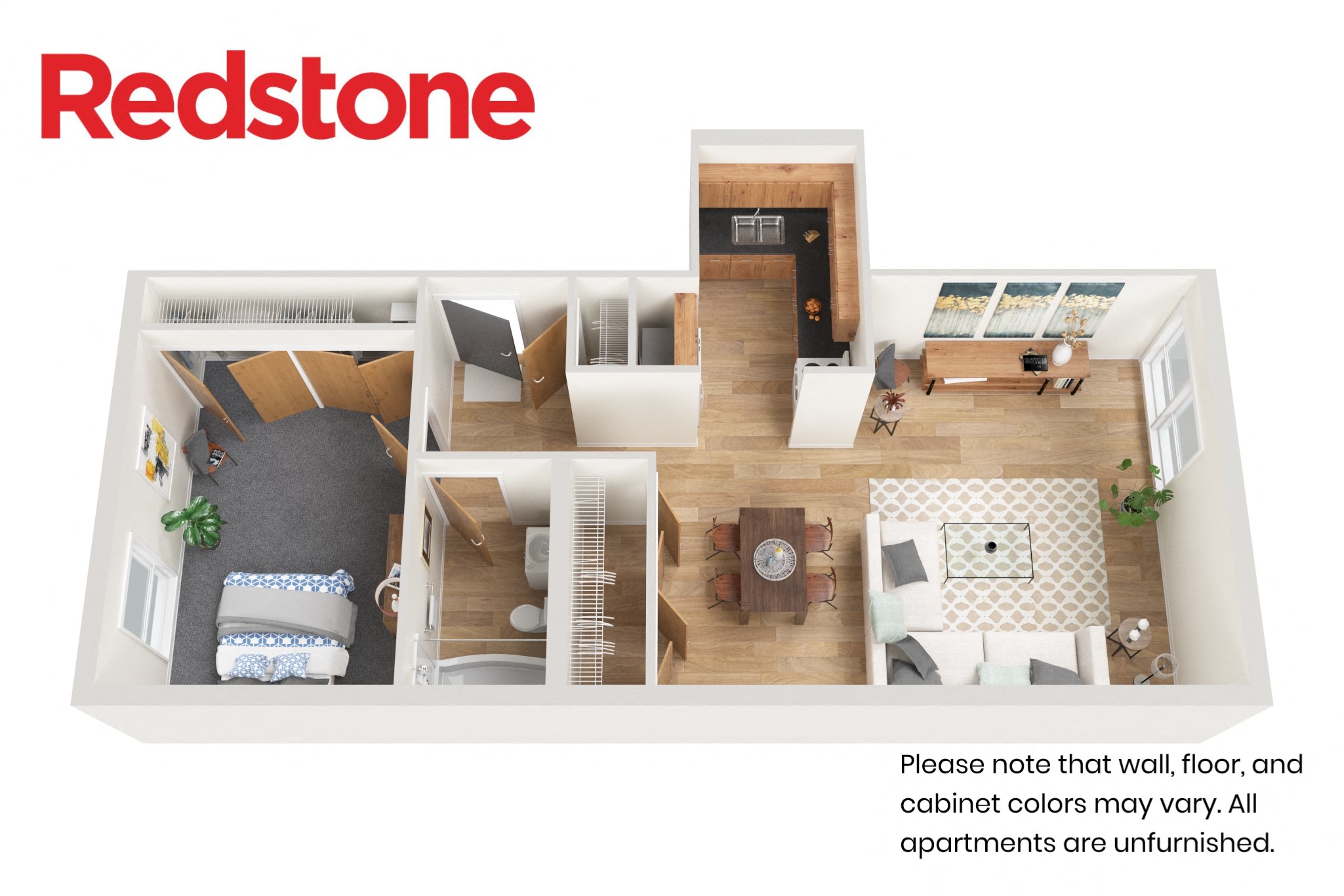 Floor Plan 1 Bedroom