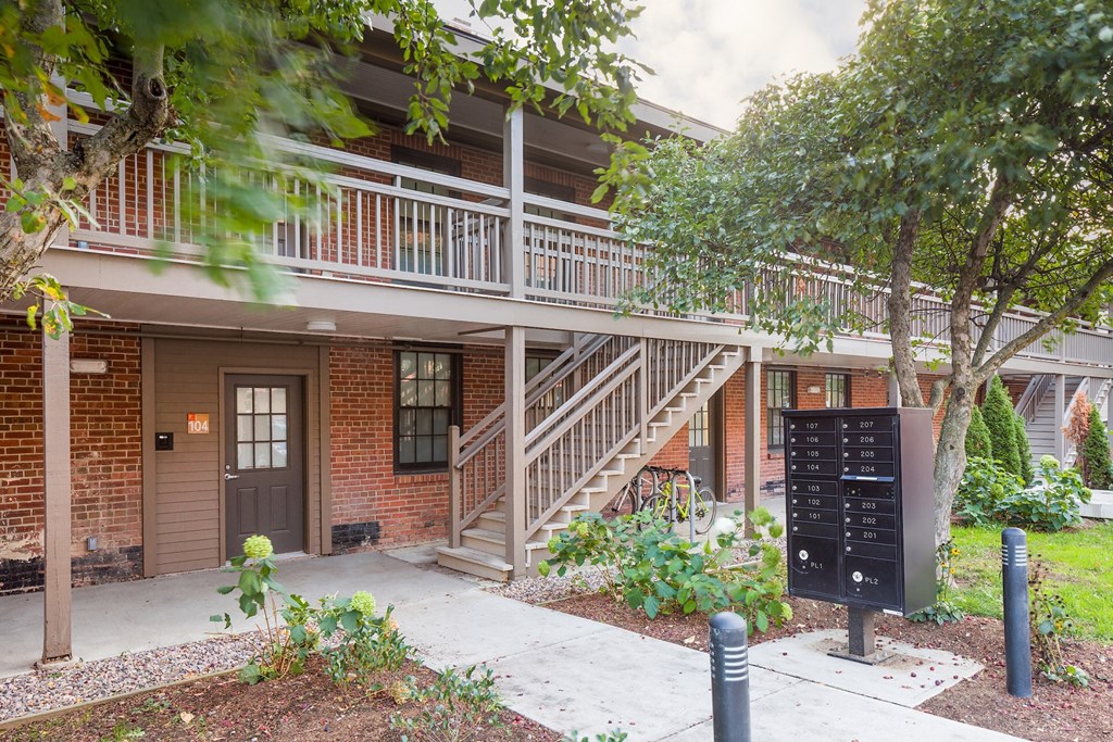 our apartments offer a staircase to the entrance of our building