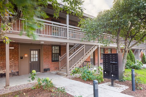 our apartments offer a staircase to the entrance of our building