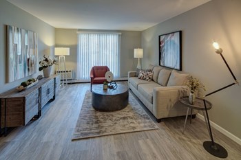 Wood Floor Living Room Wood Floor Living Room at Carol Stream Crossing, Carol Stream, 60188 - Photo Gallery 4