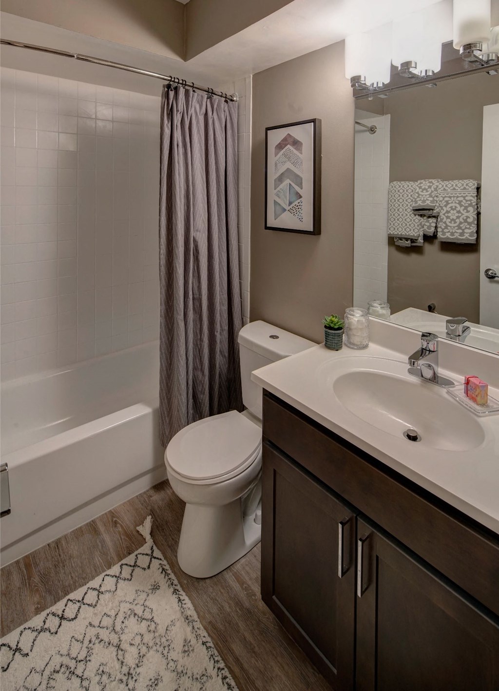Custom Look Bathroom at Carol Stream Crossing, Carol Stream