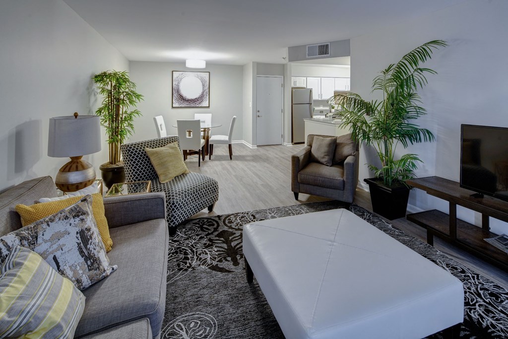 Living Room With TV at Carol Stream Crossing, Carol Stream, IL, 60188