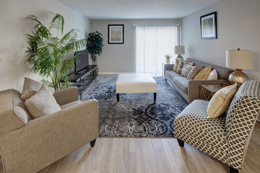Spacious Living Room at Carol Stream Crossing, Carol Stream