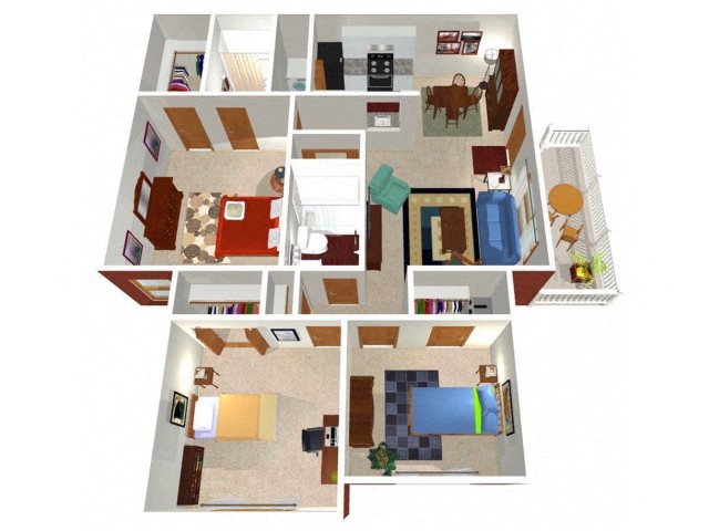Forest Ridge 3 Bedroom Chesterwood Floor Plan