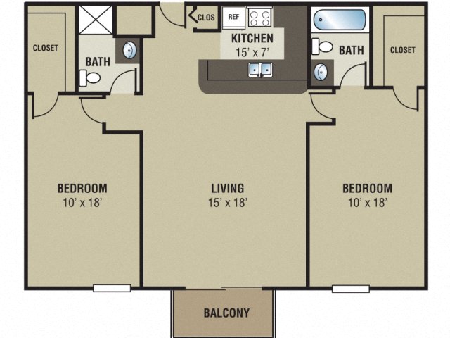 Georgetown Park Apartments Andover Floor Plan