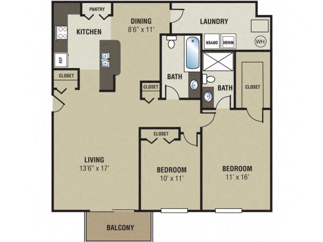 Georgetown Park Apartments Devonshire Floor Plan