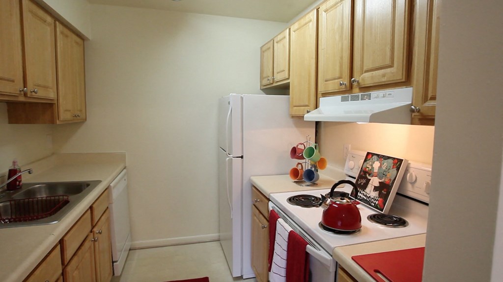 Woodscape Apartments Kitchen