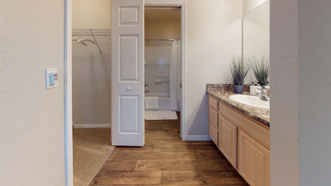 2 Bedroom Model Primary Bathroom at Audubon Oaks, Florida