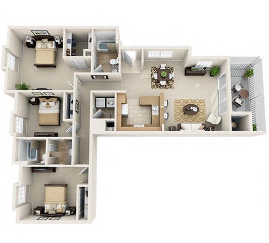 CENTURYOAK Floor Plan at Audubon Oaks, Lakeland, 33809