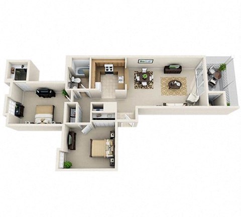 LIVEOAK Floor Plan at Audubon Oaks, Florida